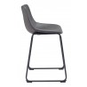 Smart Counter Stool Charcoal - Side