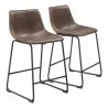 Smart Counter Stool Vintage Espresso - Duo - Smart Counter Stool Vintage Espresso - Duo