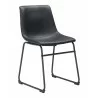 Smart Dining Chair in Black-front view 1 - Smart Dining Chair in Black-front view 1