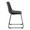Smart Dining Chair in Black-side view 1 - Smart Dining Chair in Black-side view 1