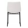 Smart Dining Chair in Ivory-back view 1 - Smart Dining Chair in Ivory-back view 1