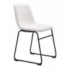 Smart Dining Chair in Ivory-front view 3 - Smart Dining Chair in Ivory-front view 3