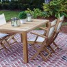 Royal Teak Sailmate Folding Arm Chair