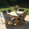 Royal Teak Sailmate Folding Arm Chair Outdoor