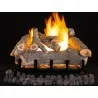 Superior Fireplaces 24" Smoky Weathered Oak Logs 7 pcs Set - Superior Fireplaces 24" Smoky Weathered Oak Logs 7 pcs Set