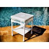 Tortuga Outdoor Portside Wicker Side Table 2