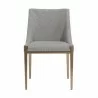 Sunpan Dionne Dining Chair in Monument Pebble - Front Angle - Sunpan Dionne Dining Chair in Monument Pebble - Front Angle