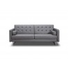 Whiteline Modern Living Giovanni Sofa Bed - Gray Leather
