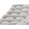 Nest Curved Sofa in White- closer view 1