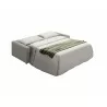 Balance Sofa Bed Fabric Light Gray-back view - Balance Sofa Bed Fabric Light Gray-back view