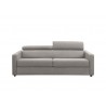 Balance Sofa Bed Fabric Light Gray-front view