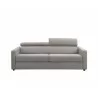 Balance Sofa Bed Fabric Light Gray-front view - Balance Sofa Bed Fabric Light Gray-front view