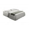 Balance Sofa Bed Leather White-back view
