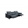 Martine Sofa Blue- Side view