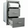 Sole Gourmet Towel Drawer Combo For BBQ Islands RTDC-1 SS - Sole Gourmet Towel Drawer Combo For BBQ Islands RTDC-1 SS
