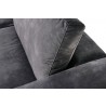 Moe's Home Collection Imagine Large Sofa Anthracite - Top View Seat Close-up
