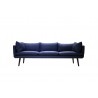 Deklan 3 Seater Sofa Blue Fabric - Front