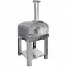 Sole Gourmet Italia 24" x 24" Wood-Fired Pizza Oven and Cart Package 002 - Sole Gourmet Italia 24" x 24" Wood-Fired Pizza Oven and Cart Package 002
