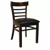 H&D Seating Steakhouse Style Wood Chair - Dark Walnut - H&D Seating Steakhouse Style Wood Chair - Dark Walnut