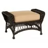 Woodard Sommerwind Ottoman in Coffee - Woodard Sommerwind Ottoman in Coffee