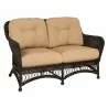 Woodard Sommerwind Love Seat in Chocolate - Woodard Sommerwind Love Seat in Chocolate