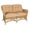 Woodard Sommerwind Love Seat in Natural
