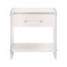 Essentials For Living Sonia Shagreen 1-Drawer Nightstand - Front Opened Angle
