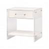 Essentials For Living Sonia Shagreen 1-Drawer Nightstand - Front Side Angle