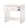 Essentials For Living Sonia Shagreen 1-Drawer Nightstand - Front Side Opened Angle