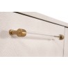 Essentials For Living Sonia Shagreen Media Sideboard - Cabinet Handle