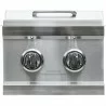 Sole Gourmet Double Build-in Side Burner with Bright White LEDs 001 - Sole Gourmet Double Build-in Side Burner with Bright White LEDs 001