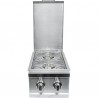 Sole Gourmet Double Build-in Side Burner with Bright White LEDs 002