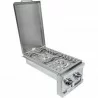 Sole Gourmet Double Build-in Side Burner with Bright White LEDs 003 - Sole Gourmet Double Build-in Side Burner with Bright White LEDs 003