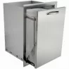 Sole Gourmet 25"x17" Trash Drawer For BBQ Islands RTD-1 SS - Sole Gourmet 25"x17" Trash Drawer For BBQ Islands RTD-1 SS