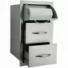 Sole Gourmet Enclosed Towel/Drawer Combo  - Sole Gourmet Enclosed Towel/Drawer Combo 