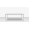 Source Furniture South Beach Rectangular Dining Table 72" White Front