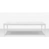 Source Furniture South Beach Rectangular Dining Table 96" White