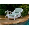 Tortuga Outdoor Club Chair Ottoman & End Table Bundle