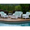 Tortuga Outdoor Sea Pines 6pc Outdoor Wicker Loveseat Set  1
