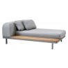 Cane-Line Space 2-Seater module Sofa  Gray image 4
