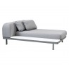 Cane-Line Space 2-Seater module Sofa  Gray image 6