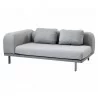 Cane-Line Space 2-Seater module Sofa  Gray image 9 - Cane-Line Space 2-Seater module Sofa  Gray image 9