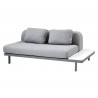 Cane-Line Space 2-Seater module Sofa  Gray image 5
