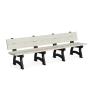 Polly Products Spruce Backed Bench Side - Polly Products Spruce Backed Bench Side