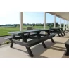 Polly Products Standard 8' Picnic Table (UMB & HP) - Polly Products Standard 8' Picnic Table (UMB & HP)