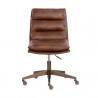 Sunpan Stinson Office Chair Bravo Cognac - Front Angle