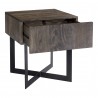 Moe's Home Collection Tiburon Side Table - Front Side Opened Angle