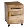 Moe's Home Collection Colvin Mobile Pedestal - Front Side Angle