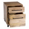 Moe's Home Collection Colvin Mobile Pedestal - Front Side Open Angle