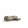 Flore Sectional in Taupe- side view 1 - Flore Sectional in Taupe- side view 1
